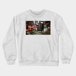 Paris Cafe and Happy Hour at Night Crewneck Sweatshirt